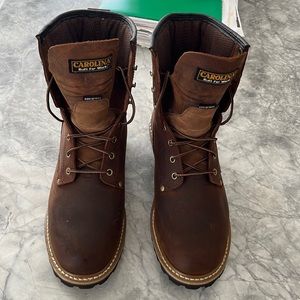 Carolina Elm 8” Internal Meg Guard Steel Toe Insulated Waterproof Work Boot